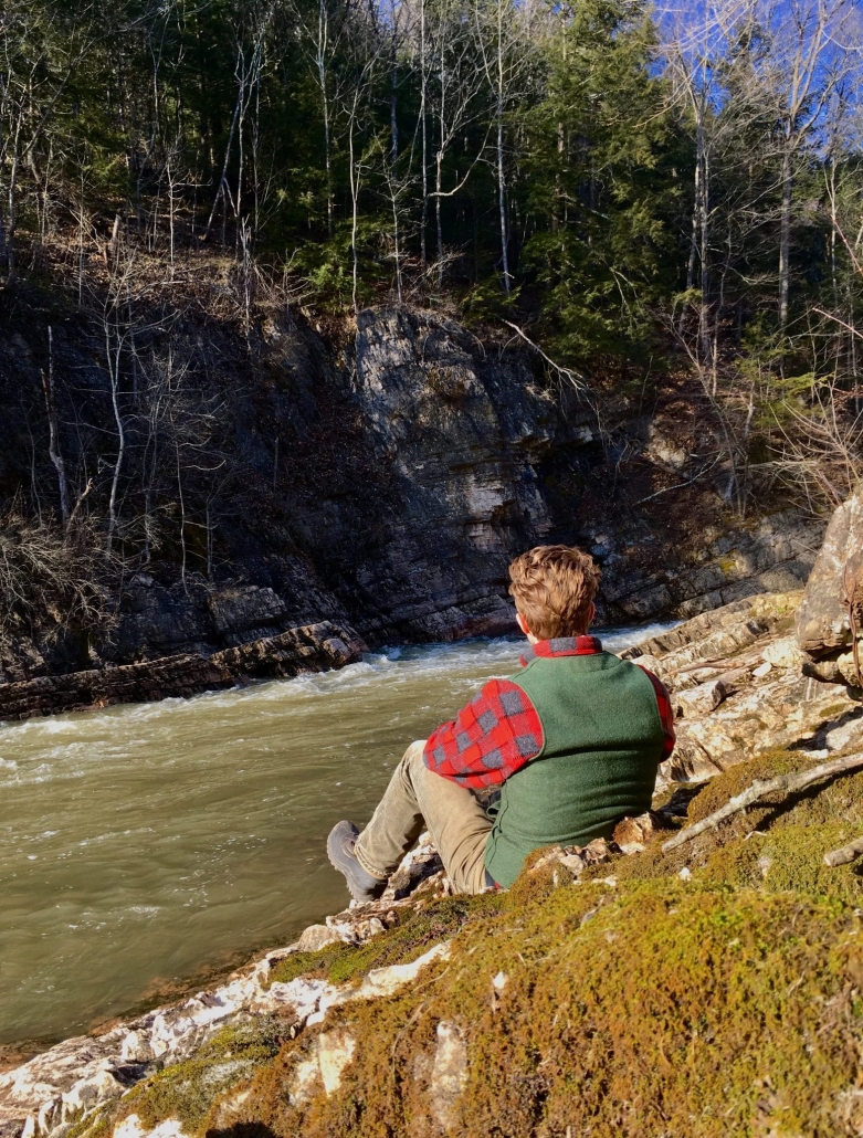 forest-bathing-by-creek-vermont